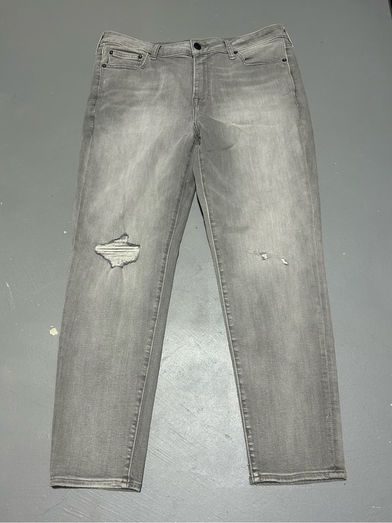 Express Other - Express Gray Washed Hyper Stretch Skinny Denim Jeans (Men’s Size 34 x 30)